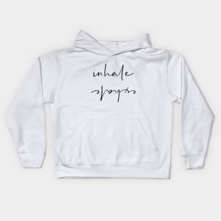 Inhale Exhale Kids Hoodie